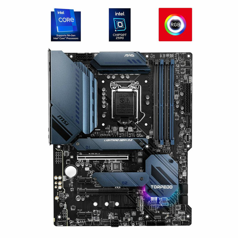 MSI Mag Torpedo ATX LGA1200 Intel Z590 Motorard