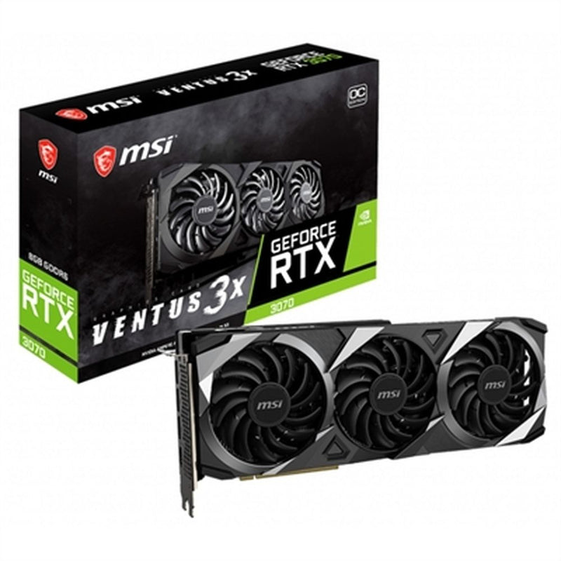 MSI RTX 3070 Ventus 3x plus OC 8 Go de la carte graphique DDR6