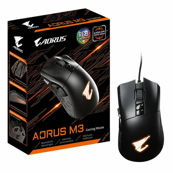 Gigabyte Mouse Aorus M3 6400 DPI Black