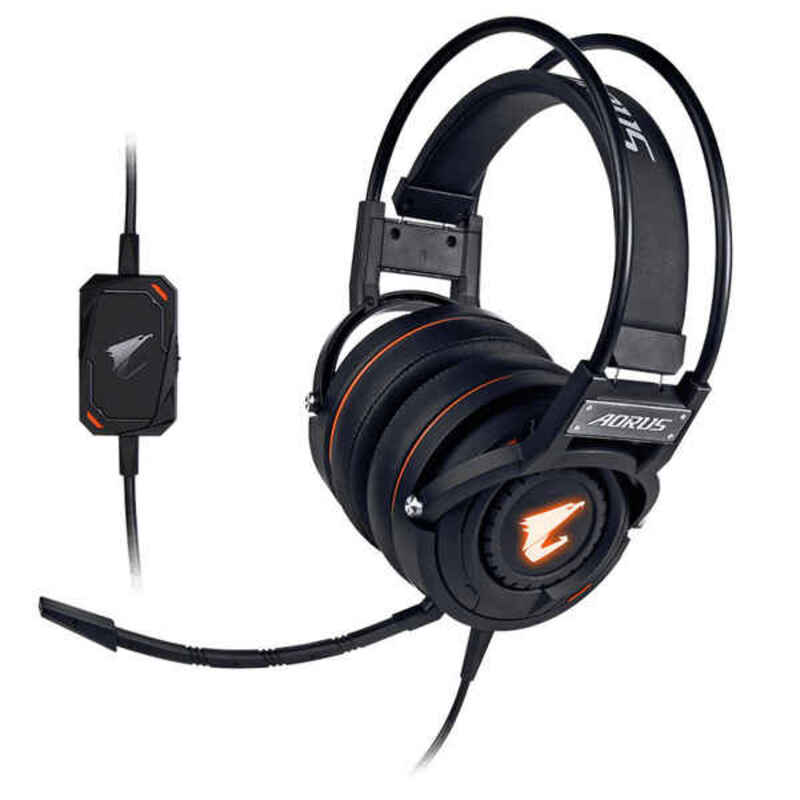 Auricolari con Microfono Gigabyte AORUS H5 Nero