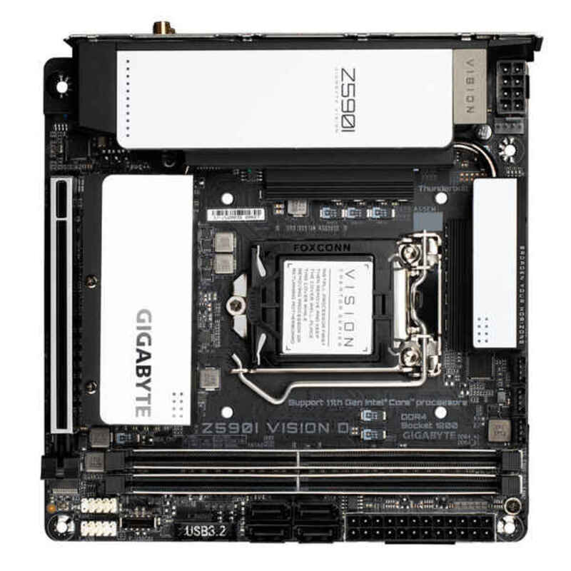 Gigabyte de carte mère Z590i Vision D MITX LGA1200