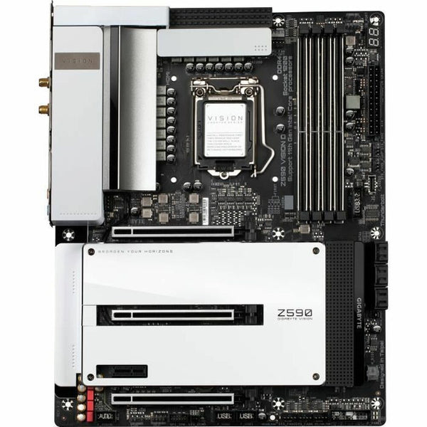 Gigabyte de carte mère Z590 Vision D WiFi 6 GHz LGA1200 Intel Z590