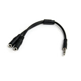 Adattatore Audio Jack Startech MUYHSMFF             Nero 0,2 m