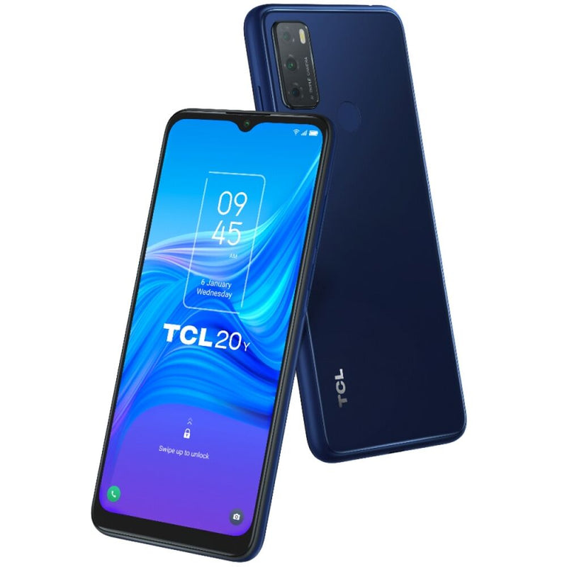 TCL 20Y HELIO P22 Smartphone bleu 4 Go 64 Go 6.52 "