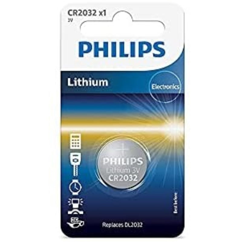 Philips CR2032 Lithium -Knopf -Batterien