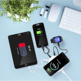 Caricabatterie Wireless Qi con Porte USB 145955 3100 mAh