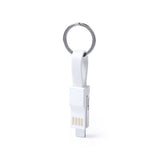 Portachiavi con Cavo Micro USB Tipo C e Lightning 145969