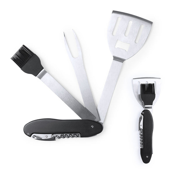 Set Utensili da Barbecue 5 in 1 146040 Acciaio inossidabile