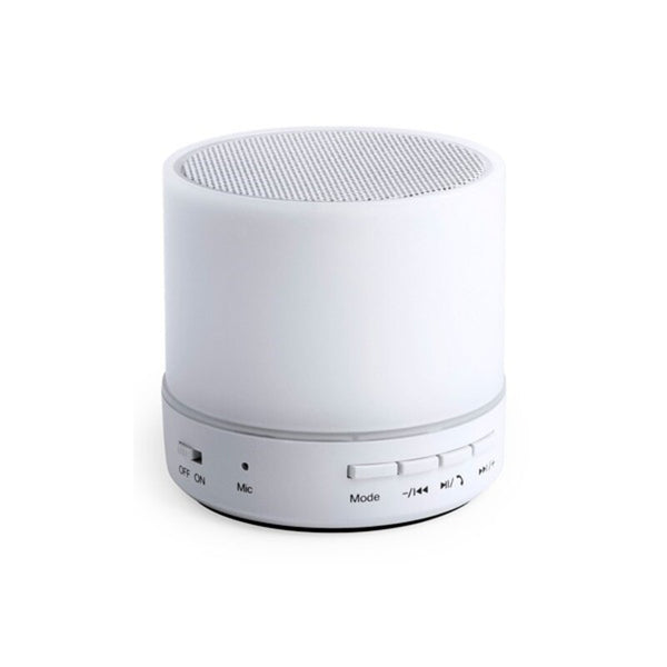 Altoparlante Bluetooth con Lampada LED 146086 USB 3W Bianco