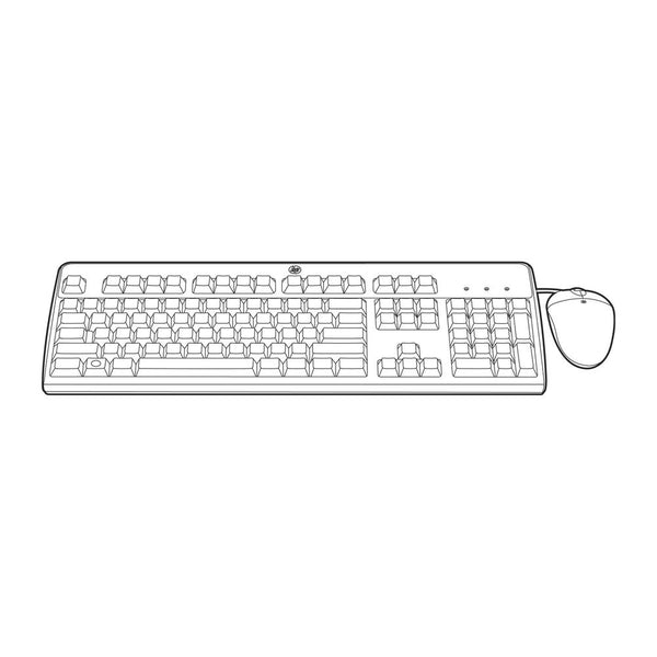 Tastatur mit Maus HPE 631348-B21          