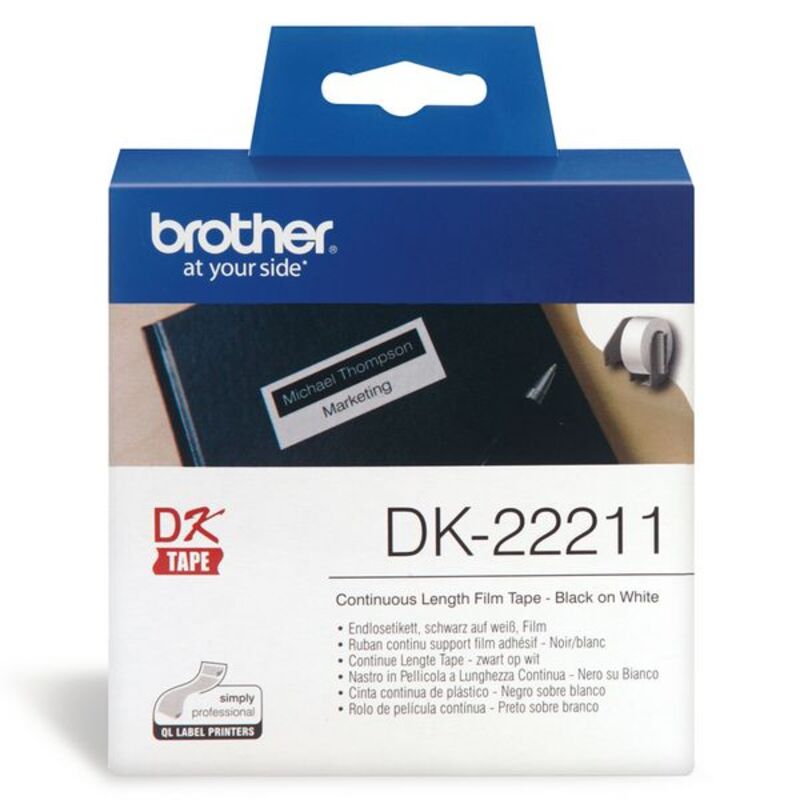 Brother DK22211 29 mm La bande de séquence continue