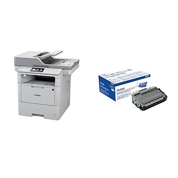 Stampante Fax Laser Brother MFCL6800DWRF1 46 ppm WIFI LAN FAX Bianco