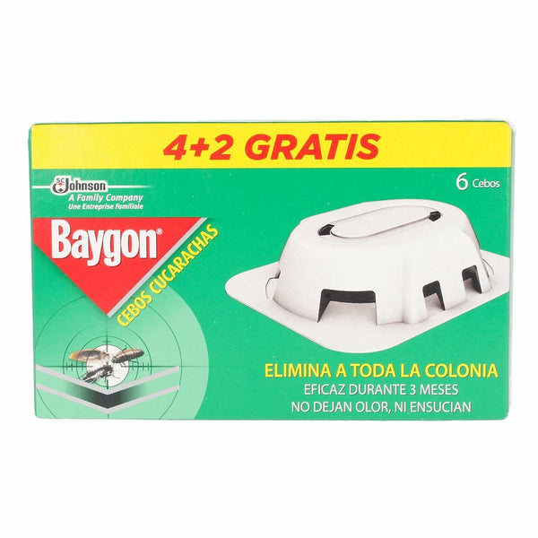 Esca Baygon 6 Unità Scarafaggi