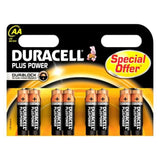 Alkalische Duracell Plus Power DURLR6P8B LR6 AA 1,5 V (8 PC) (AA) (LR6) Batterien