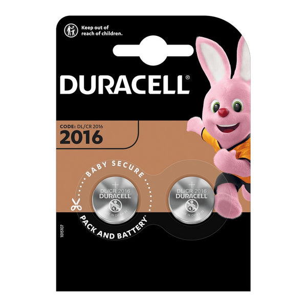 DL/CR2016 Duracell 3V Lithium -Batterien (2 UDs)