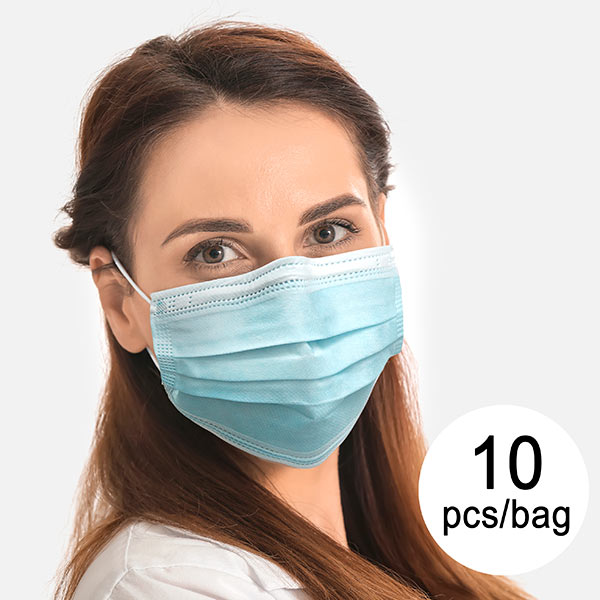 Masque chirurgical jetable 3 couche Masque de type I Modèle B (pack de 10)