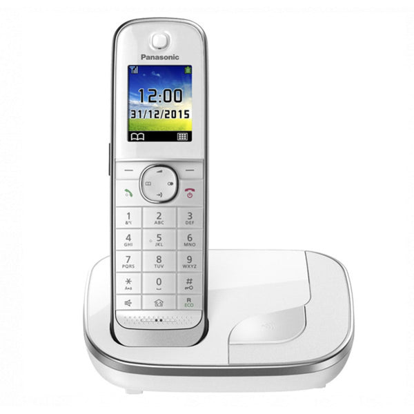 Telefono Senza Fili Panasonic Corp. KX-TGJ310SPW DECT 1,8" TFT GAP Bianco