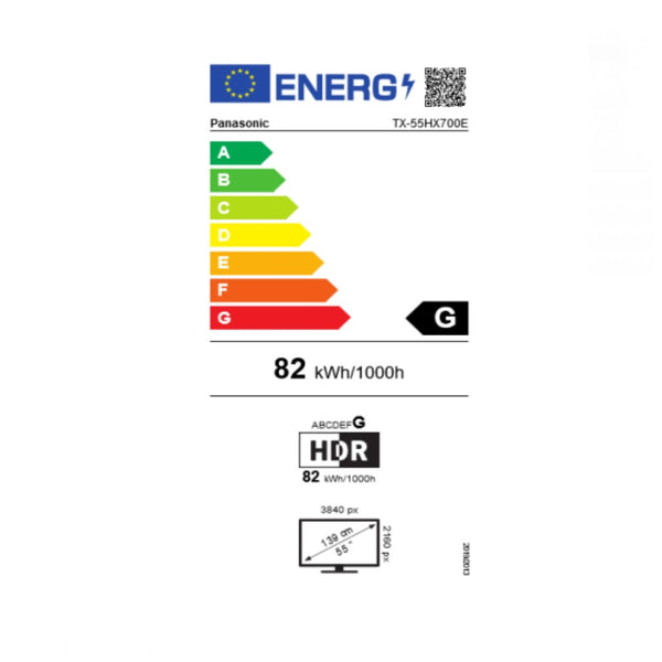 Smart TV Panasonic Corp. TX-55HX700E 55 "4K Ultra HD LED Wifi Negro