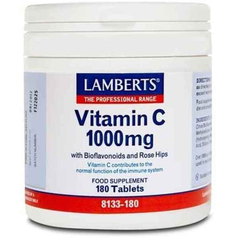 Kapseln Lamberts Vitamin C (180 uds)