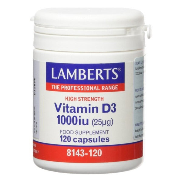 Kapseln Lamberts Vitamin D3 (120 uds)