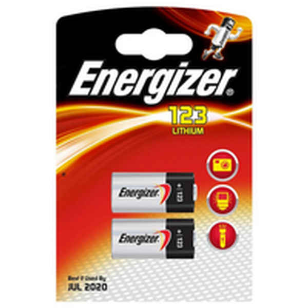 Batterie Energizer 123 Lithium (2 uds) (Ricondizionati A+)