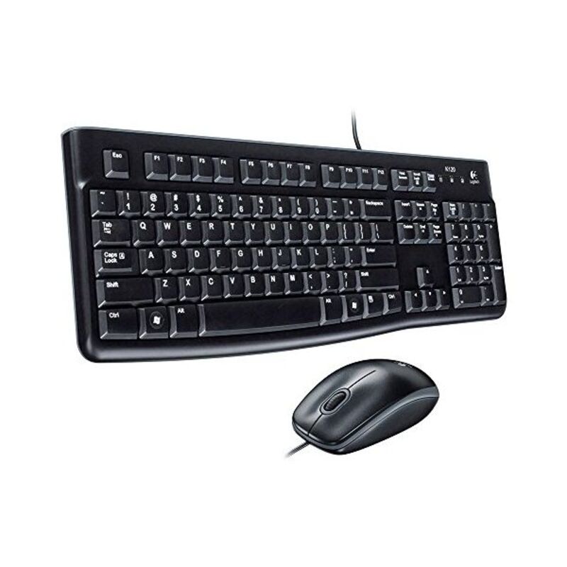 Tastiera e Mouse Ottico Logitech 920-002550 1000 dpi USB Nero