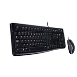 Tastiera e Mouse Ottico Logitech 920-002550 1000 dpi USB Nero