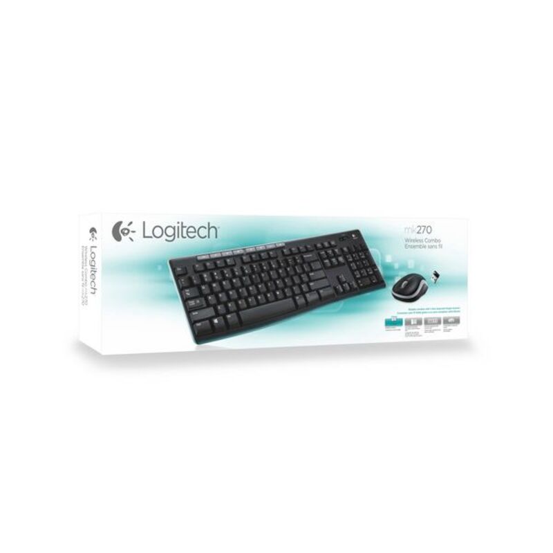 Tastiera e Mouse Wireless Logitech MK270 RF