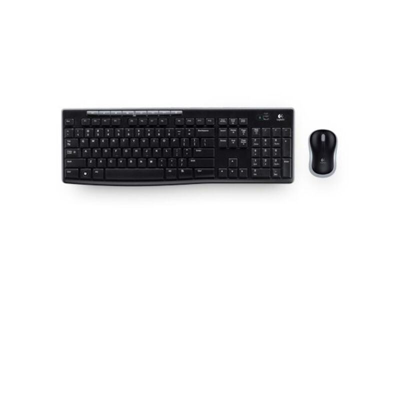 Tastiera e Mouse Ottico Logitech 920-004513 2,4 GHz Nero Senza fili