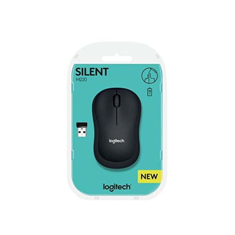 Mouse Ottico Wireless Logitech 910-004878           1000 dpi Nero