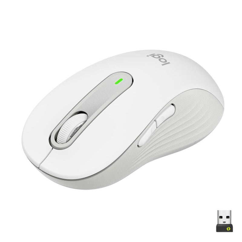 Ratón Inalámbrico Logitech Signature M650 L Blanco Wireless (Reacondicionado B)