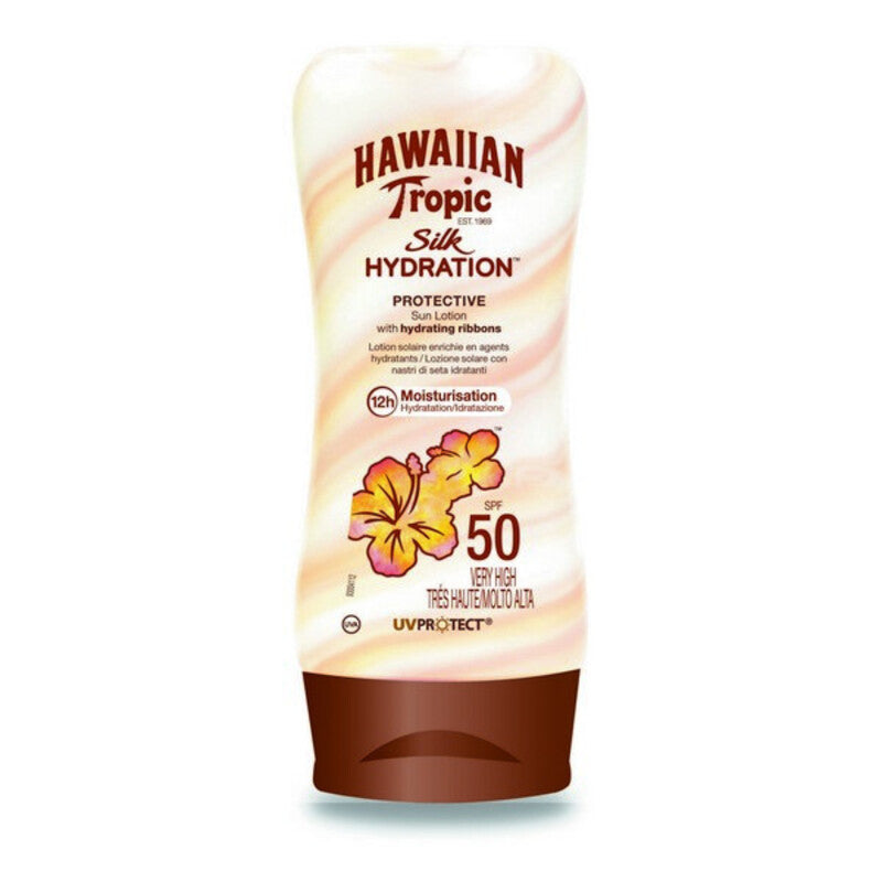 Sonnenlotion Silk Hawaiian Tropic Spf 50+ (180 ml)