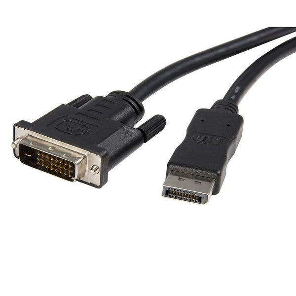 Adaptador de DisplayPort a DVI Startech DP2DVIMM6 (1.8 m) Negro 1.8 m