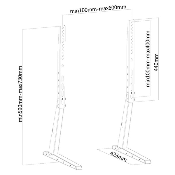 Supporto TV Neomounts FPMA-D1240BLACK