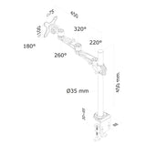 Supporto da Tavolo per Schermo Neomounts FPMA-D935