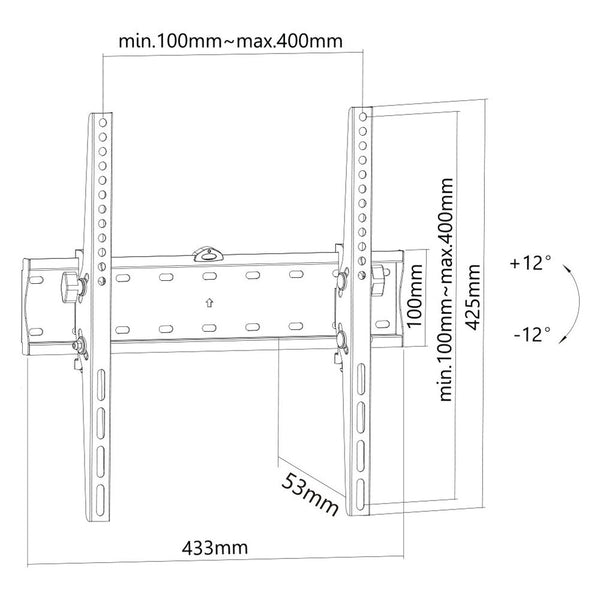 Supporto TV Neomounts FPMA-W350BLACK