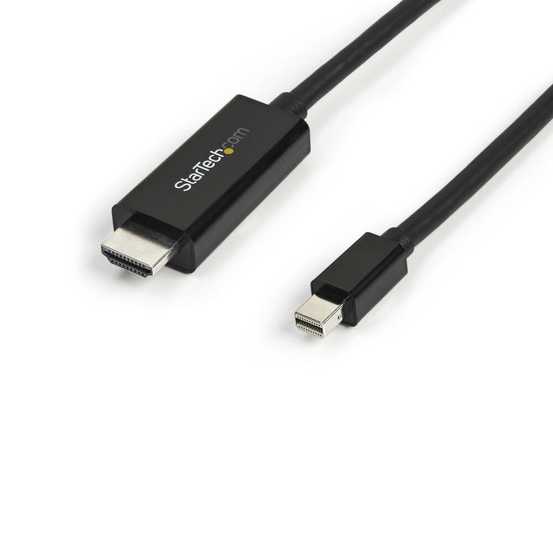 Mini DisplayPort -Adapter mit HDMI StartEch MDP2HDMM3MBM 3 m Schwarz