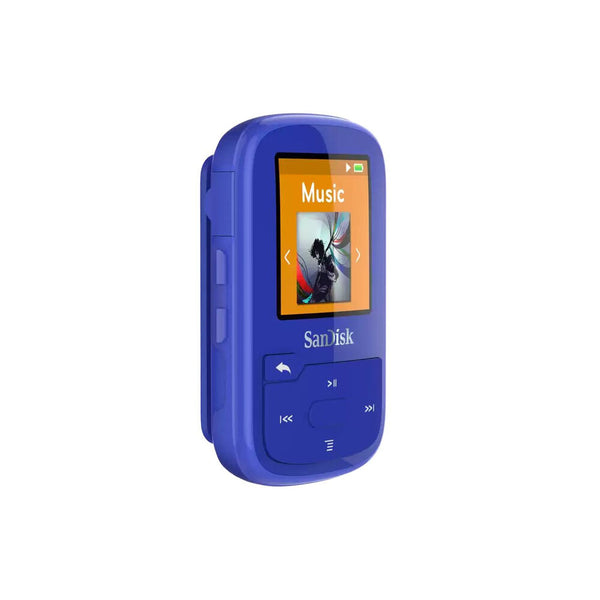 MP3 Sandisk Clip Sport plus Azzurro Reproduzierer (renoviert c)