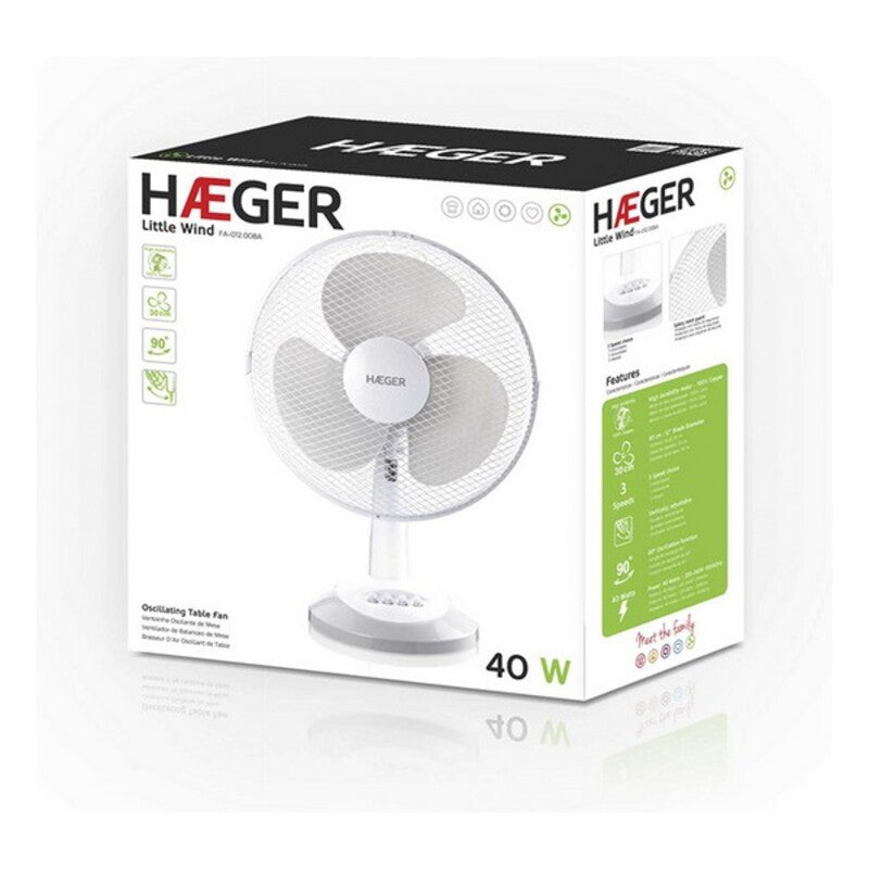 Ventilatore da Tavolo Haeger Little Wind 40W