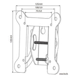 Supporto TV Haeger Small Tilt 13" - 27"