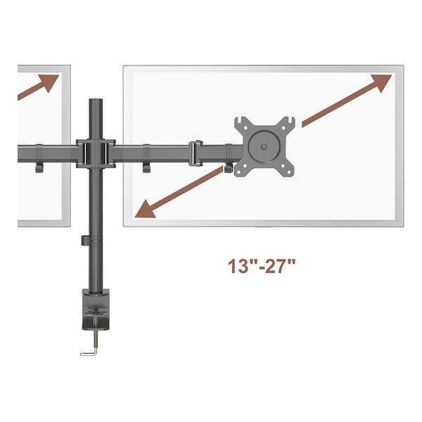 Soutien télévisé Haeger Dual Tilt & Swivel 13 "- 27"