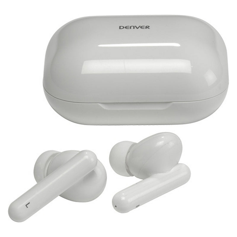 Auricolari Bluetooth Denver Electronics TWE-38 Bianco 300 mAh