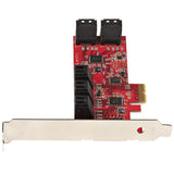 PCI StartEch 10p6g-Pcie-Sata-Card Card