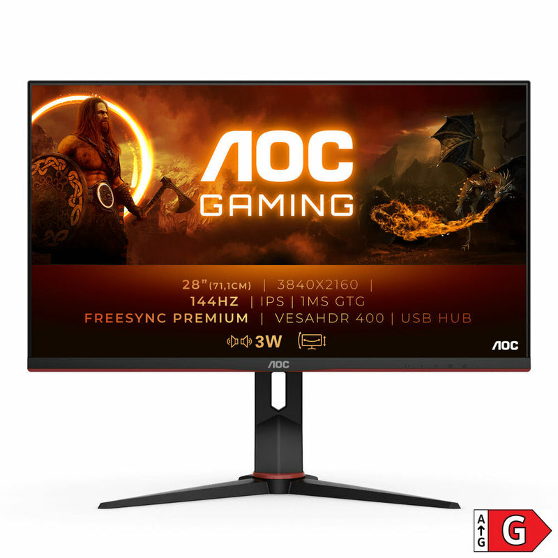 Monitor AOC U28G2XU/BK 144Hz 28"