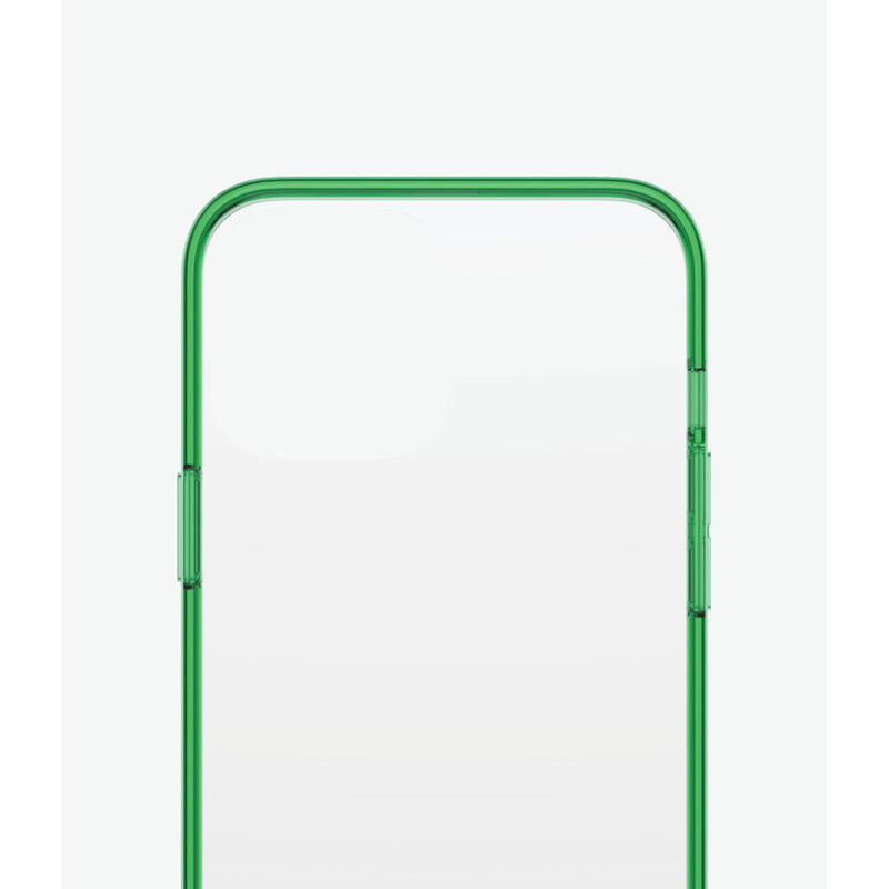 Panzer Glass Lime iPhone 13 Pro Max Case transparente de color verde transparente