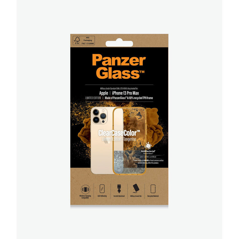 Panzer Glass Tangerine Tangerine iPhone 13 Pro Max Golden Golden Golden Case