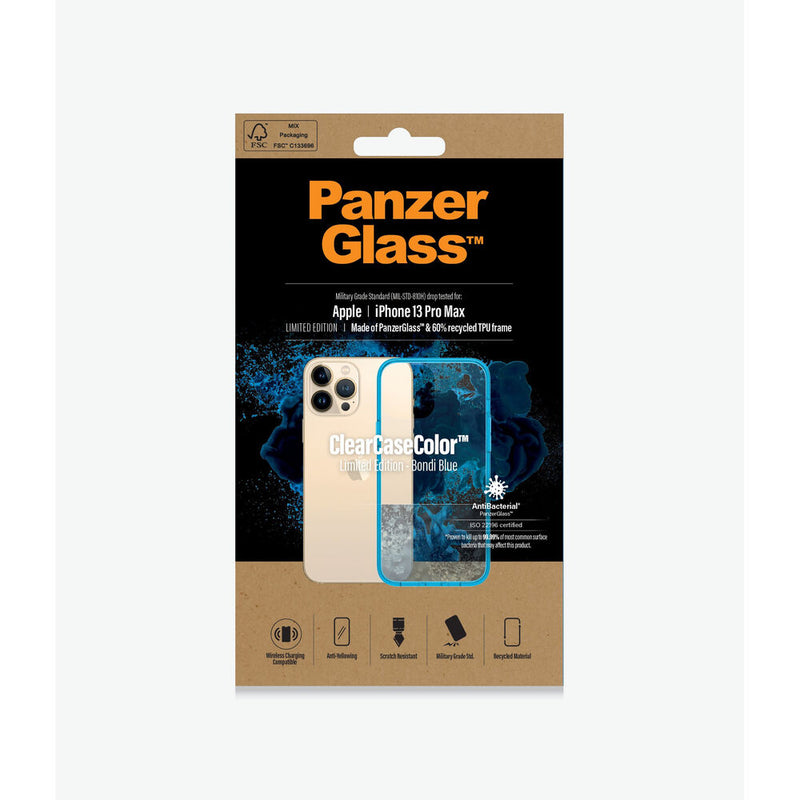 Panzer Glass Bondi Blue iPhone 13 Pro Max Blue Transparent Blue Blue