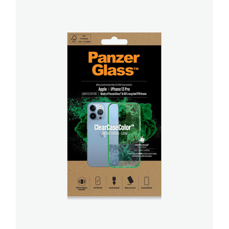 Panzer Glass Lime Iphone 13 Pro Green Cell Telephone Case