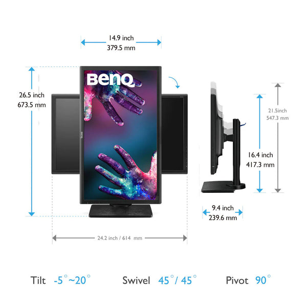 Benq 9h.lf7la.tpe 27 "LED WQHD Monitor