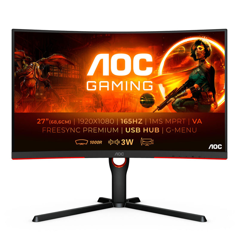 Monitor AOC C27G3U/BK 27" FHD LED